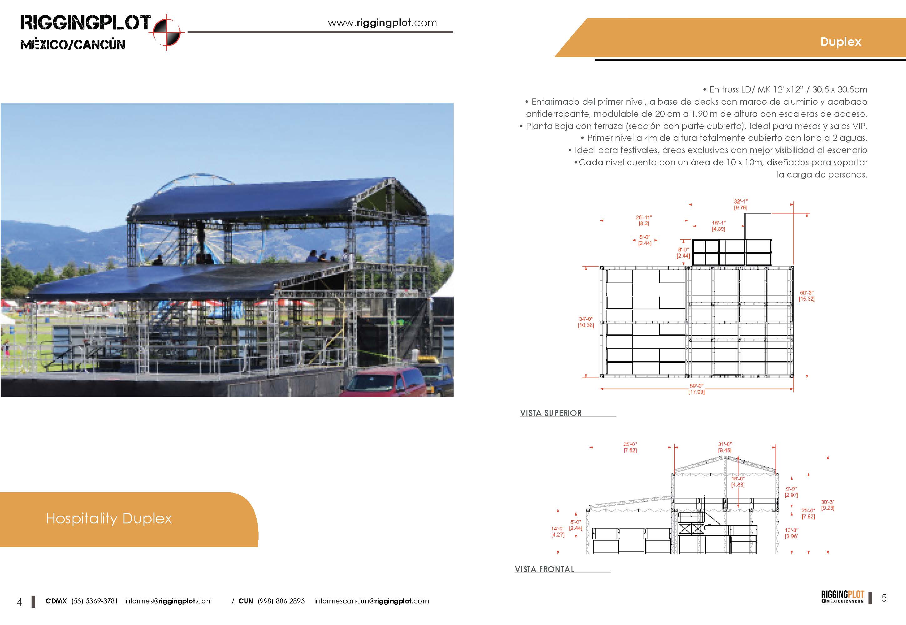 DISEÑO DE HOSPITALITIES PARA FESTIVALES MUSICALES, EVENTOS POLÍTICOS, CULTURALES Y DEPORTIVOS EN MÉRIDA