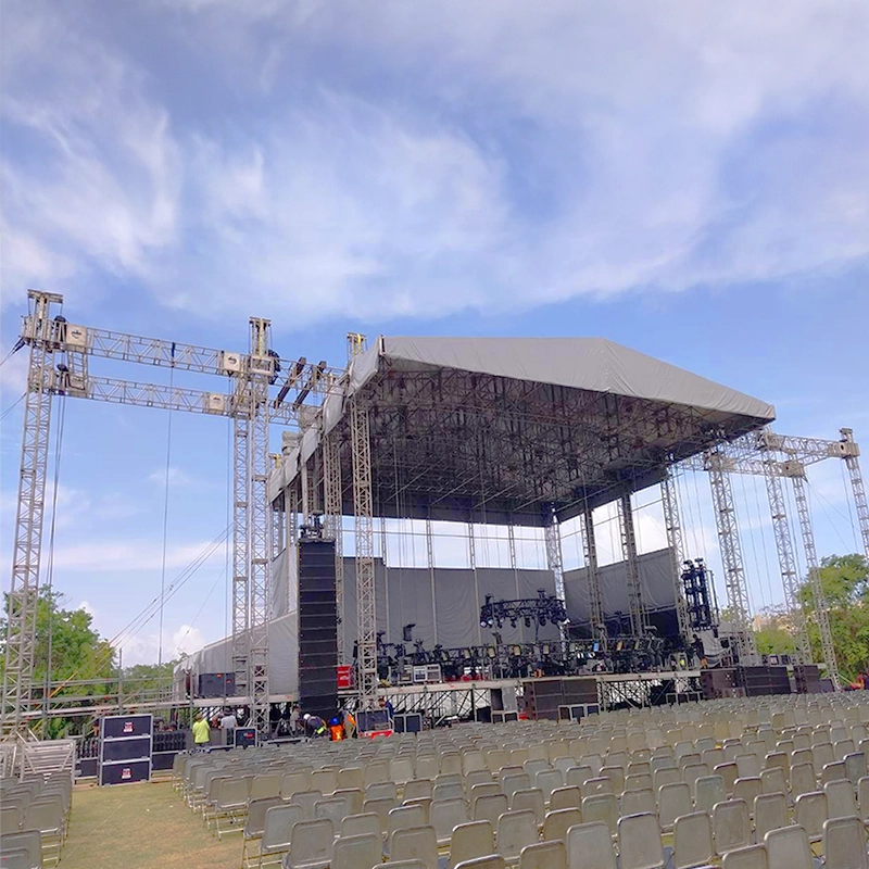 GROUND SUPPORTS, ESCENARIOS, HOSPITALITIES, LAYHER, MOTORES CM, TRUSSES CIRCULARES, RIGGING, RIGGERS ROLLING RISERS, CARPAS LOSBERGER, TELONES, KABUKI, TRUSSES DIFERENTES DIMENSIONES