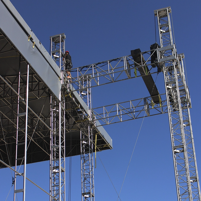 GROUND SUPPORTS, ESCENARIOS, HOSPITALITIES, LAYHER, MOTORES CM, TRUSSES CIRCULARES, RIGGING, RIGGERS ROLLING RISERS, CARPAS LOSBERGER, TELONES, KABUKI, TRUSSES DIFERENTES DIMENSIONES