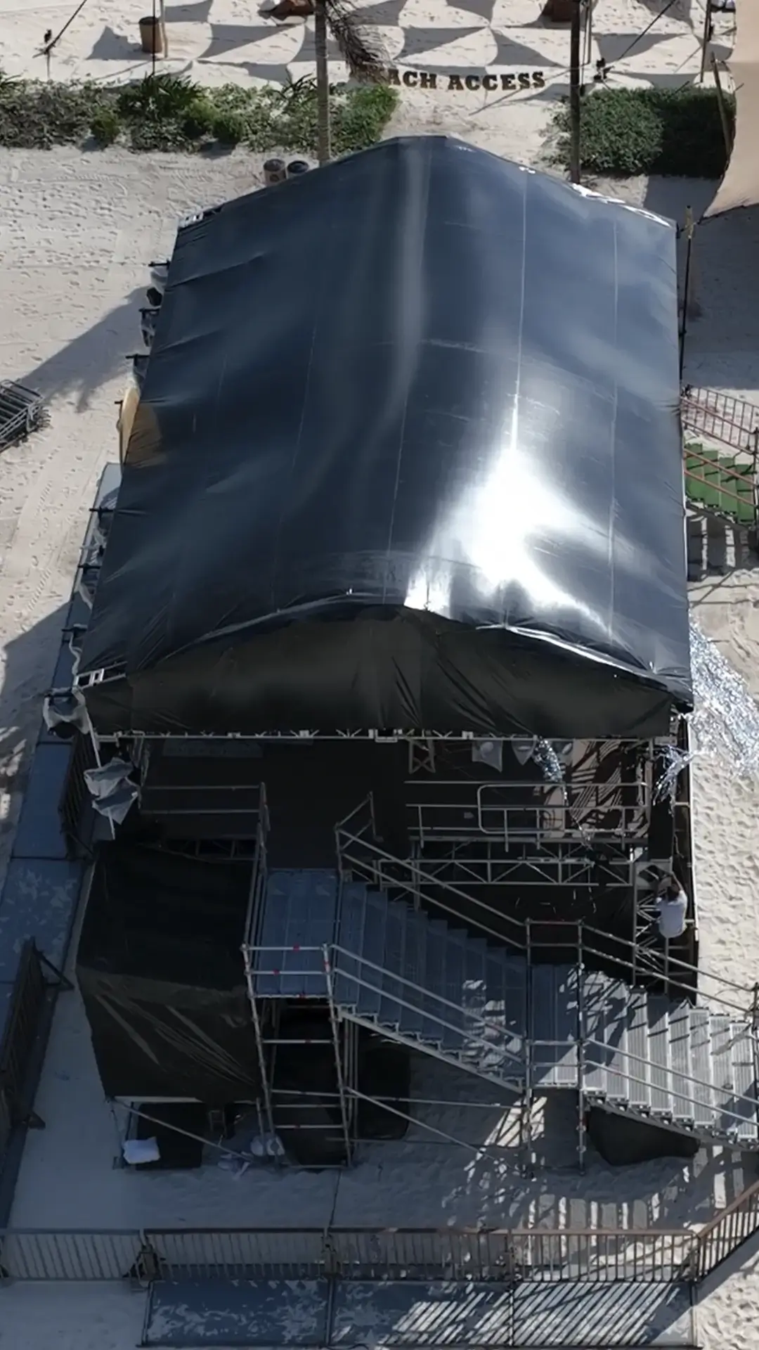 diseños en trusses para festivales en riviera maya